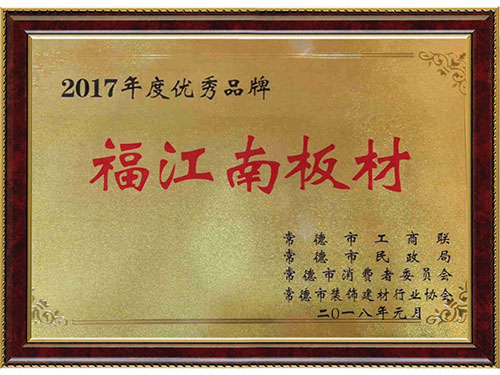 2017年度优秀品牌