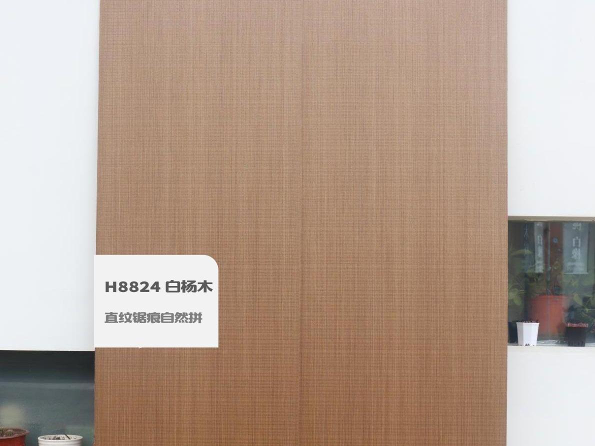 直纹锯痕自然拼H8824 白杨木